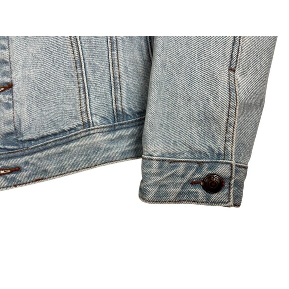 222 Maroon 5 Jean Jacket  Size S  Unisex  Concert Tour Merch  Embroidered Denim - Picture 4 of 9